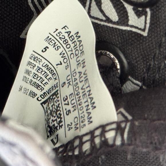 Converse DC Comics Batman Superman Wonder Woman High Tops W7 M5 Chucks - Picture 8 of 8